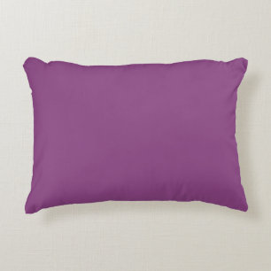 Solid Colour: Plum Purple Decorative Cushion