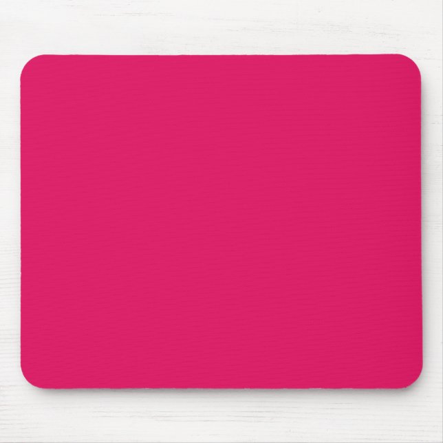 solid colour raspberry mouse mat (Front)