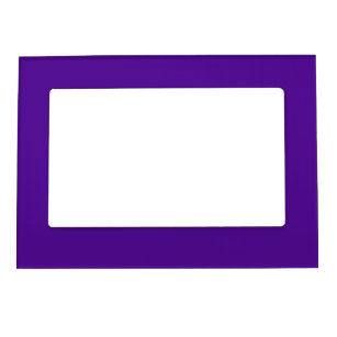 Solid colour rich purple magnetic frame