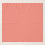 Solid colour salmon coral scarf<br><div class="desc">Solid colour salmon coral design.</div>