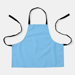Solid colour sky light blue apron