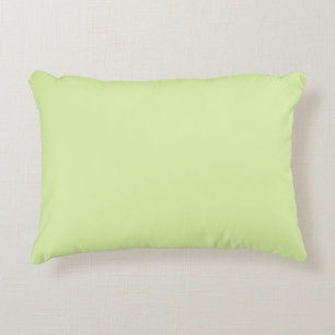 Solid colour soft honeydew green decorative cushion