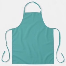 Solid Colour Teal Apron