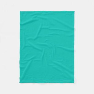 Solid Colour: Teal Fleece Blanket