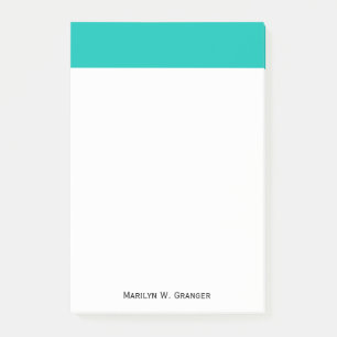 Solid Colour: Teal Post-it Notes