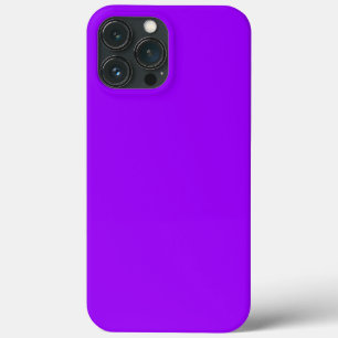 Solid colour vivid violet purple iPhone 13 pro max case