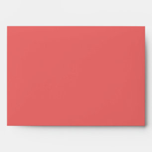 Solid Coral Colour #117 Envelope size A7