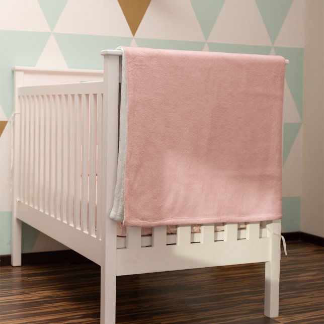 Solid coral pink fleece blanket (Creator Uploaded)