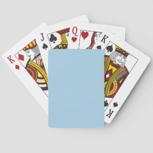 Solid Cornflower Blue Playing Cards