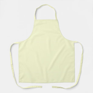 Solid Cream Apron