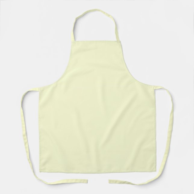 Solid Cream Apron (Front)