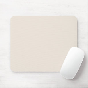 Solid cream beige ivory mouse mat