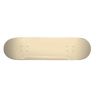 Solid Cream Skateboard