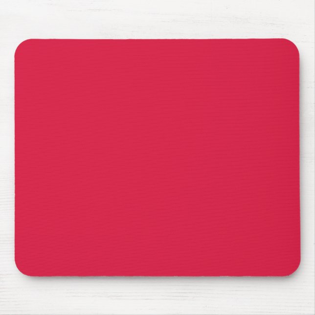 Solid Crimson Mouse Mat (Front)