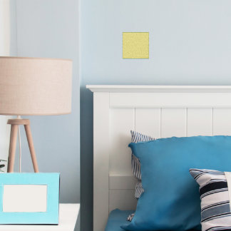 Solid Cyan Blue Background Foil Prints