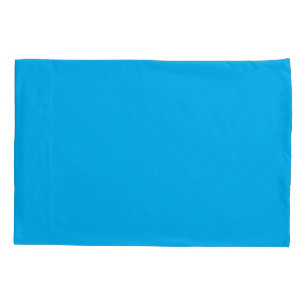 Solid Cyan Blue Background  Pillowcase
