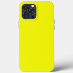 Solid daffodil yellow iPhone 13 pro max case
