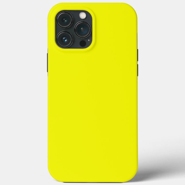 Solid daffodil yellow Case-Mate iPhone case (Back)