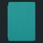 Solid dark cyan teal iPad pro cover<br><div class="desc">Solid color dark cyan teal design.</div>