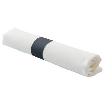 Solid Dark Grey Napkin Band