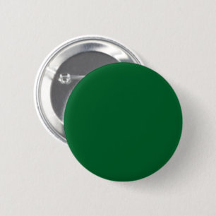 Solid dark hunter green 6 cm round badge