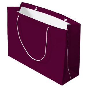 Solid Dark Magenta Large Gift Bag