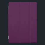 Solid dark plum purple iPad pro cover<br><div class="desc">Solid colour dark plum purple design.</div>