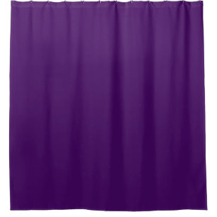 Solid dark violet purple shower curtain