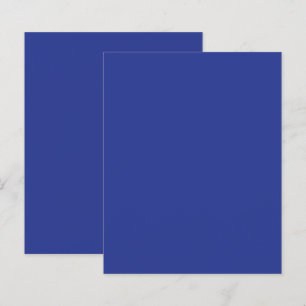 Solid Deep Blue Backdrop Bold Minimalist Design
