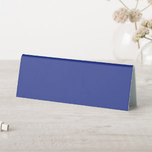 Solid Deep Blue Backdrop Bold Minimalist Design