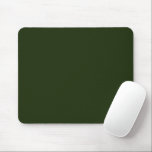 Solid deep forest green mouse mat<br><div class="desc">Solid deep forest green design.</div>