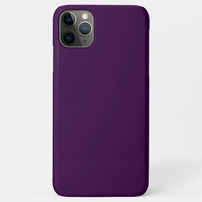 Solid deep purple dark plum Case-Mate iPhone case (Back)