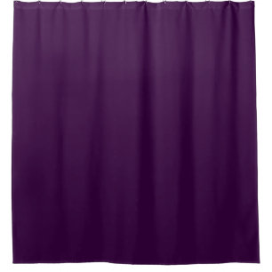 Solid deep purple dark plum shower curtain