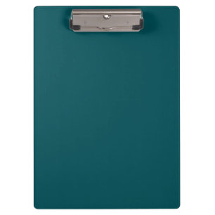Solid deep teal clipboard