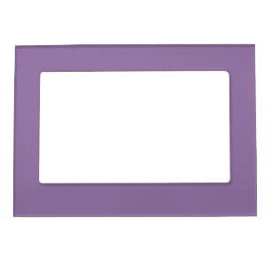 Solid dull purple violet magnetic frame