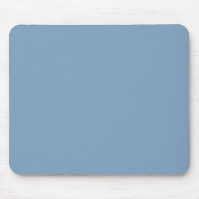 Solid Dusk Blue Mouse Mat (Front)