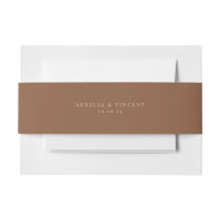 Solid Earthy Rust Colour Wedding