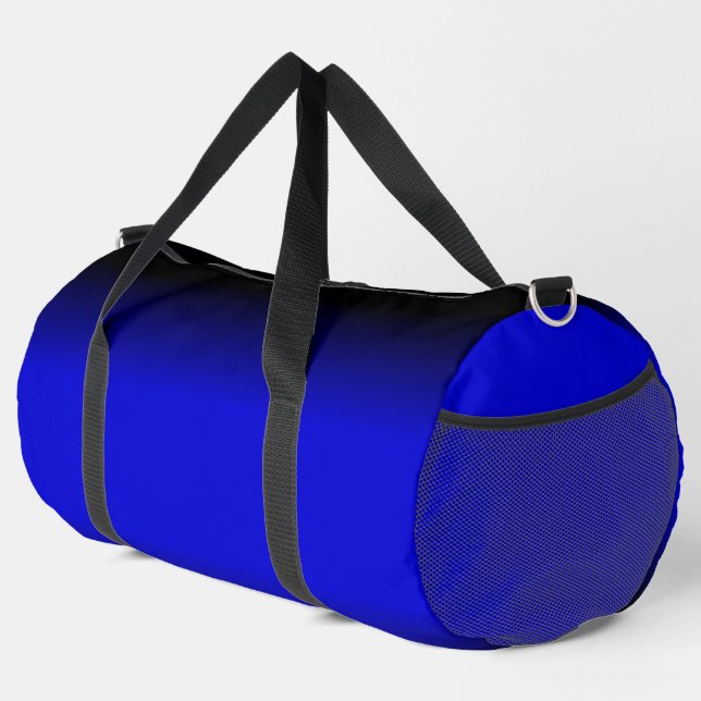 Solid Electric Blue Duffle Bag (Right Corner)