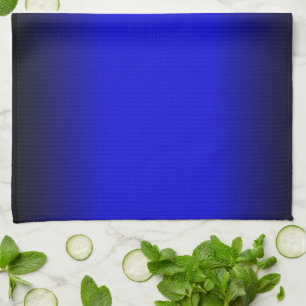 Solid Electric Blue Tea Towel