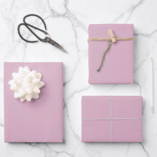 Solid Elegant Pink Wrapping Paper Sheets