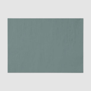 Solid Eucalyptus Green Colour Hex# 5B7570 Tissue Paper