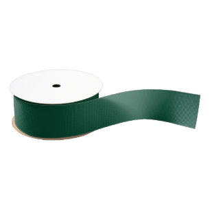 Solid Forest dark Green Grosgrain Ribbon