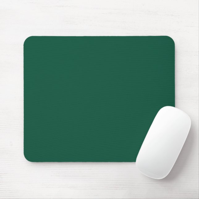 Solid Forest dark Green Mouse Mat (With Mouse)