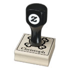 Solid Frame & Icon - SKULL & BONES + Name