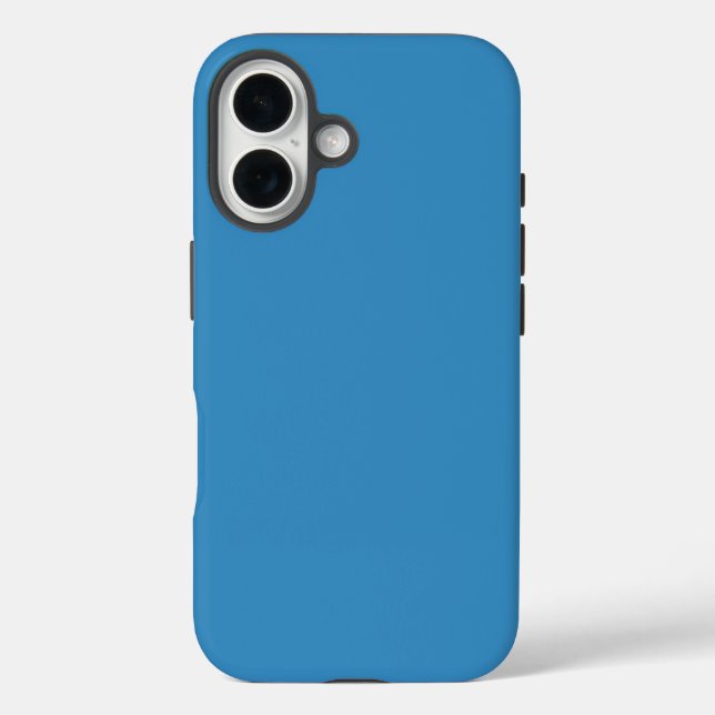 Solid Glacial Blue Ice Colour Case-Mate iPhone Case (Back)