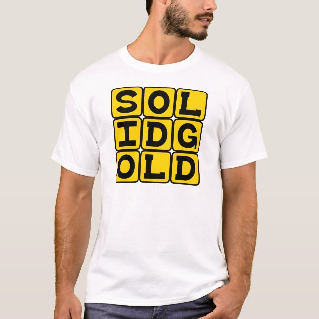 Solid Gold, Internet Meme T-Shirt (Front)
