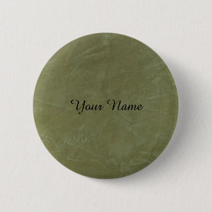 Solid Green 6 Cm Round Badge