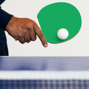 Solid Green Background Ping Pong Paddle