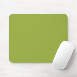 Solid green bamboo leaf mouse mat
