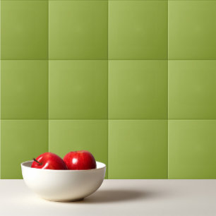Solid green bamboo leaf tile